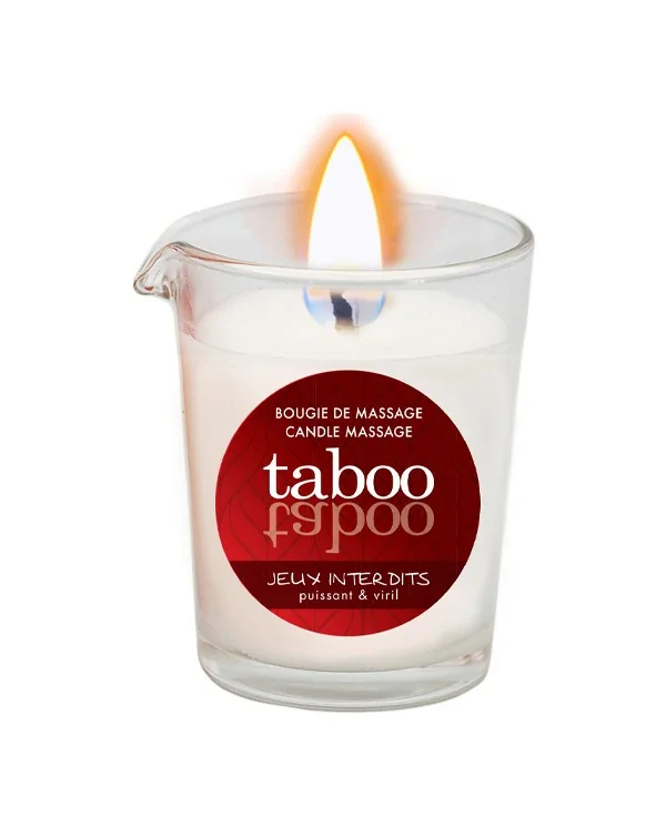 TABOO VELA DE MASAJE PARA eL JEUX INTERDITS AROMA LIQUEN SALVAJE