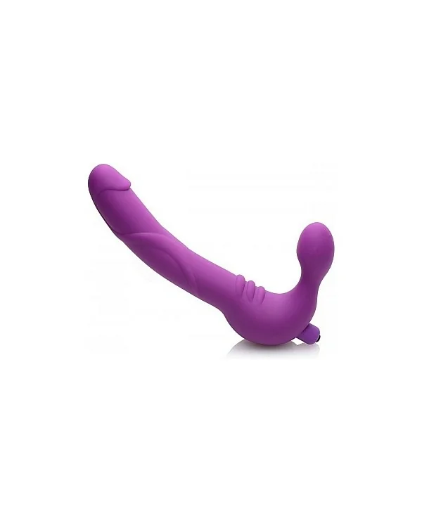 ROYAL REVOLVER ARNeS CON DILDO VIBRADOR DE SILICONA MORADO