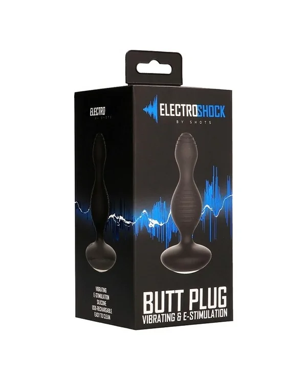 E STIMULATION PLUG VIBRADOR NEGRO