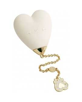 ZALO BABY HEART VIBRADOR - BLANCO