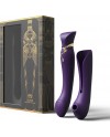 ZALO KIT VIBRADOR REINA CLEOPATRA CON CALOR MORADO