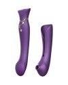 ZALO KIT VIBRADOR REINA CLEOPATRA CON CALOR MORADO