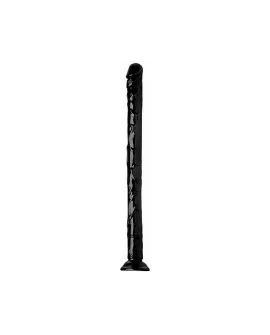 DILDO FLEXIBLE REALÍSTICO 50CM - NEGRO