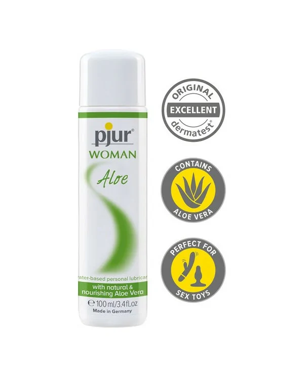 PJUR WOMAN LUBRICANTE ALOE BASE DE AGUA 100ML