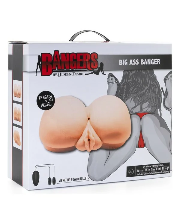 BIG ASS BANGER MASTURBADOR REALISTA CON VIBRADOR