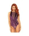 BODY CON ENCAJE Y TRANSPARENCIAS MORADO