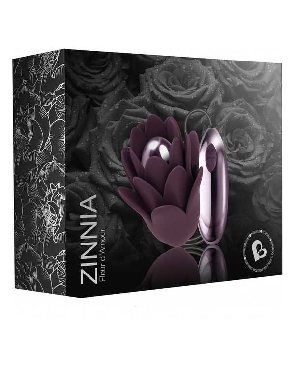 ZINNIA VIBRADOR CON MANDO MORADO