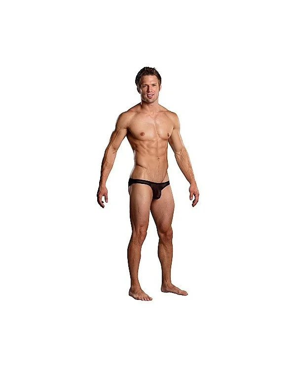 MALE POWER BIKINI NEGRO TRANSPARENCIAS