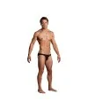 MALE POWER BIKINI NEGRO TRANSPARENCIAS