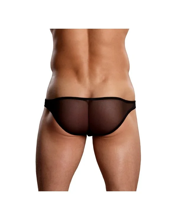 MALE POWER BIKINI NEGRO TRANSPARENCIAS