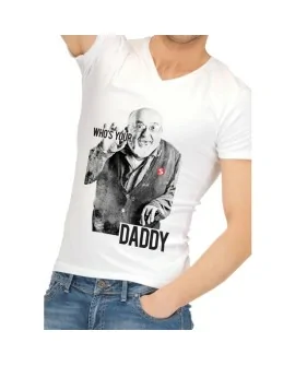 CAMISETA DIVERTIDA WHO IS YOUR DADDY