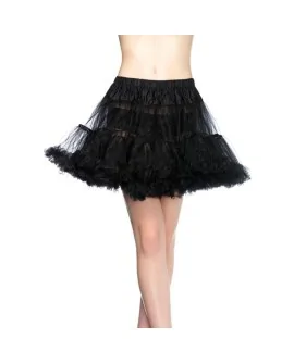 LEG AVENUE PETTICOAT NEGRA