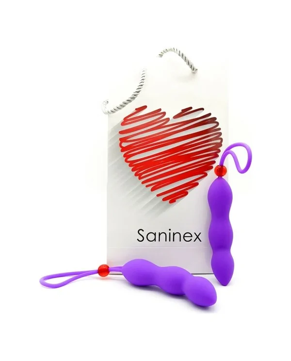 SANINEX CLIMAX PLUG CON ANILLO MORADO