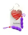 SANINEX CLIMAX PLUG CON ANILLO MORADO