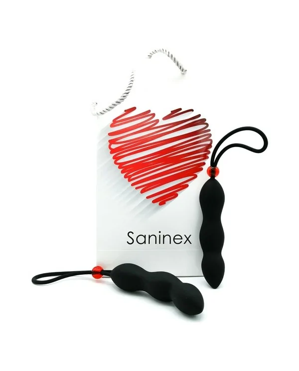 SANINEX CLIMAX PLUG CON ANILLO NEGRO