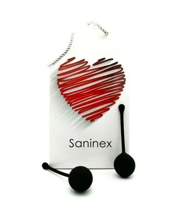 SANINEX CLEVER INTELIGENTE ESFERA VAGINAL NEGRO