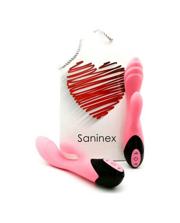 SANINEX SWAN VIBRADOR PUNTO G CLiTORIS 10 VELOCIDADES ROSA