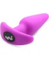 21XPLUG DE SILICONA VIBRADOR CON CONTROL REMOTO MORADO