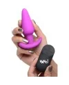 21XPLUG DE SILICONA VIBRADOR CON CONTROL REMOTO MORADO