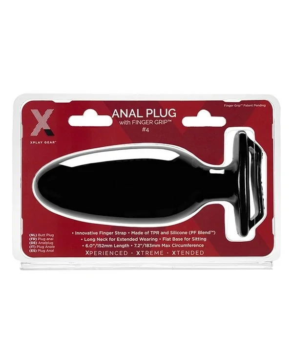 FINGER GRIP PLUG 4L NEGRO