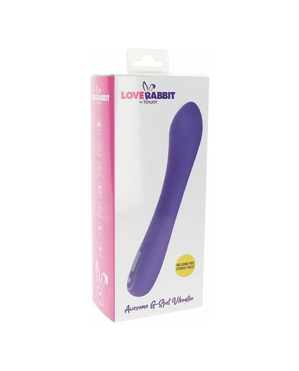 VIBRADOR AWESOME G SPOT MORADO