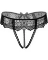 DARING DELPHINE CROTCHLESS STRING NEGRO