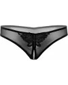 DARING INDRA CROTCHLESS BEADED THONG NEGRO