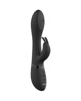 VIVE MIRA - RABBIT PUNGO G, SILICONA - NEGRO