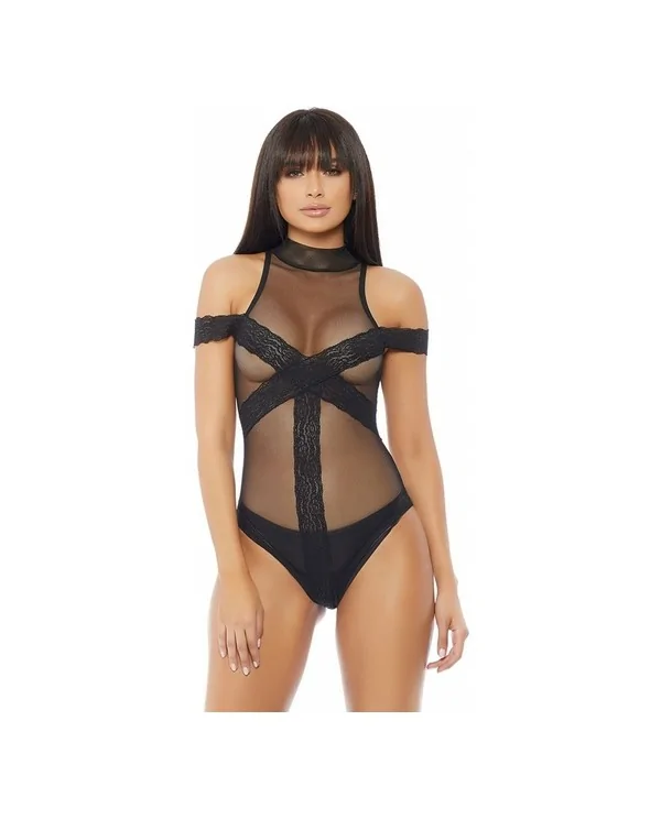 BREAKDOWN TEDDY BODY NEGRO CON TRANSPARENCIAS