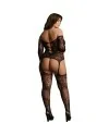 LE DESIR BODYSTOCKING DE TIRANTES CON CUELLO CRUZADO