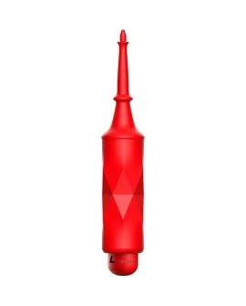 CIRCE - BALA LUMINOSA - ABS BULLET WITH SILICONE SLEEVE - 10-VELOCIDADES - ROJO