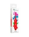 CIRCE BALA LUMINOSA ABS BULLET WITH SILICONE SLEEVE 10 VELOCIDADES ROJO