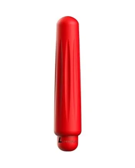 DELIA - BALA VIBRADORA - ABS BULLET WITH SILICONE SLEEVE - 10-VELOCIDADES - ROJO