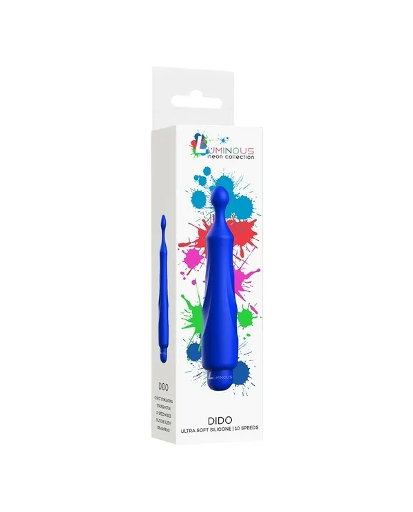 DIDO BALA VIBRADORA ABS BULLET WITH SILICONE SLEEVE 10 SPEEDS AZUL ROYAL