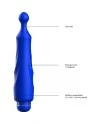 DIDO BALA VIBRADORA ABS BULLET WITH SILICONE SLEEVE 10 SPEEDS AZUL ROYAL