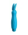 SOFIA BALA VIBRADORA ABS BULLET WITH SILICONE SLEEVE 10 VELOCIDADES TURQUESA