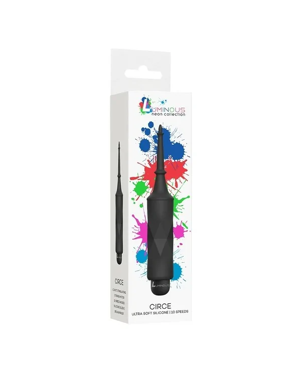 CIRCE BALA VIBRADORA ABS BULLET WITH SILICONE SLEEVE 10 VELOCIDADES NEGRO