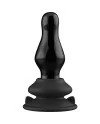 MISSY GLASS VIBRATOR WITH SUCTION CUP AND REMOTE RECARGABLE 10 VELOCIDADES NEGRO