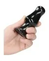 MISSY GLASS VIBRATOR WITH SUCTION CUP AND REMOTE RECARGABLE 10 VELOCIDADES NEGRO