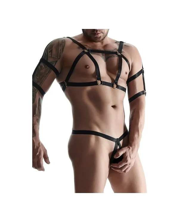 CONJUNTO 2PC RUBBER HOMBRE NEGRO