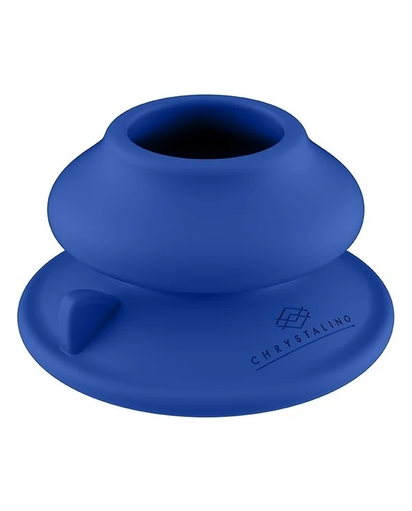 CHRYSTALINO SILICONE SUCTION CUP BLUE