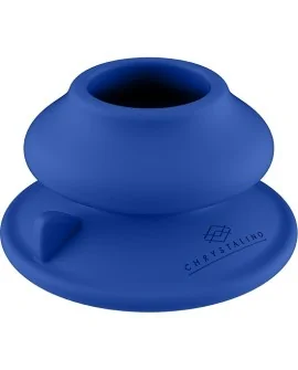 CHRYSTALINO - SILICONE SUCTION CUP - BLUE