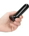 THUMBY GLASS VIBRATOR WITH SUCTION CUP AND REMOTE RECHARGEABLE 10 VELOCIDADES NEGRO