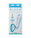 BLOOM VENTOSA DE CLITORIS Y PEZONES TURQUESABLANCO