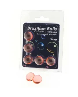 5 BRAZILIAN BALLS EXPLOSION DE AROMAS GEL EXCITANTE EFECTO VIBRACIÓN