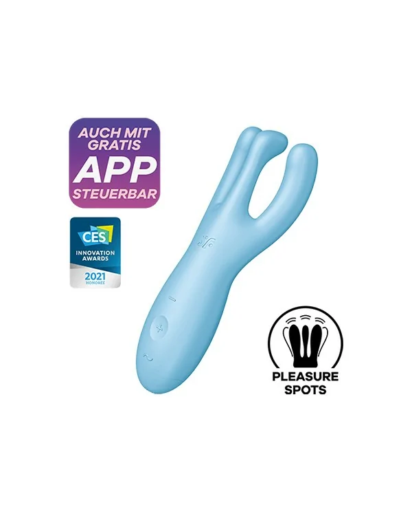 SATISFYER THREESOME 4 CONNECT AZUL