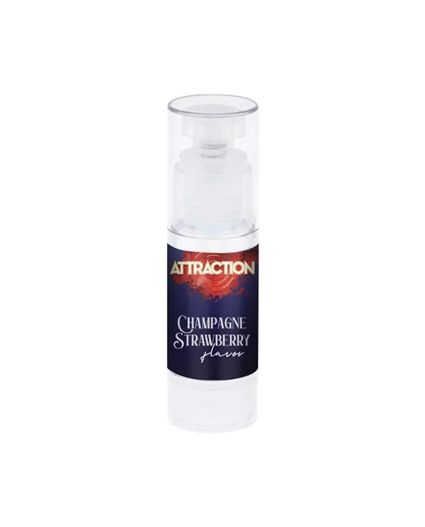 ATTRACTION ACEITE DE MASAJE FRESAS CON CHAMPAGNE 50 ML