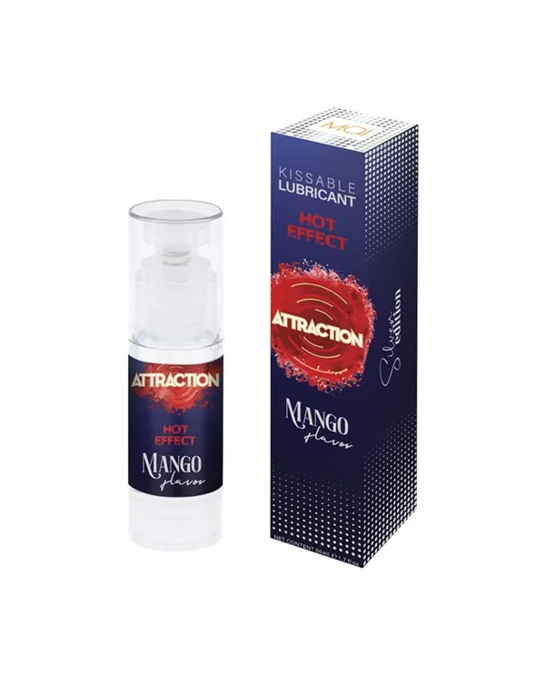 ATTRACTION LUBRICANTE EFECTO CALOR MANGO 50 ML