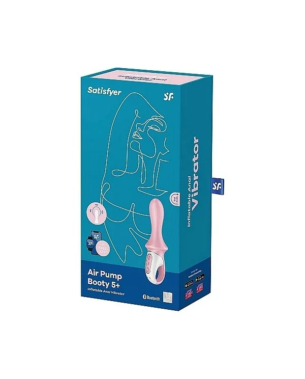 SATISFYER AIR PUMP BOOTY 5 CONNECT APP VIBRADOR ANAL INFLABLE