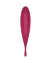 SATISFYER TWIRLING PRO SUCCIONADOR Y VARITA VIBRADORA CON APP CONNECT ROSADO